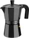 2983 Monix Italiaanse Koffiepot M640006 (6 koppar) Aluminium Zwart