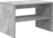 Meuble TV 60x40x40 cm bois travaillé gris béton