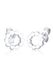 Elli - Oorbellen - Dames cirkel geo minimaal in 925 sterling zilver