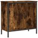 vidaXL Armoire de salle de bain Chêne fumé 60x30x60 cm