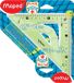 Maped winkelhaak onbreekbaar 21 cm 45° geassorteerde kleuren: blauw en groen