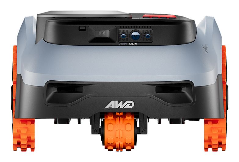 Segway Navimow i210E LiDAR Pro Robotgrasmaaier - 1000 m² - Zwart/Oranje/Blauw