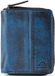 Greenburry Destressed Portemonnee RFID-bescherming Leer 10.5 cm - Unisex, Dames - Staand formaat - navy blue