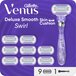 Gillette Deluxe Smooth Swirl - Scheermesjes - Paars - 9 stuks