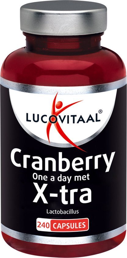 Lucovitaal Cranberry met X-tra Lactobacillus Capsules 240st