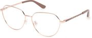 Guess GU50169 Shiny rose gold 57/14/145 Montures de lunettes femme
