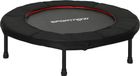 Trampoline de fitness - Rebounder/Mini-trampoline - Ø 102 cm - Cadre en acier - Pliable - Antidérapant - Pour entraînement cardio - Charge maximale 100 kg - Rouge