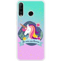 P30 Lite Je suis une licorne Bedrukt siliconen hoesje