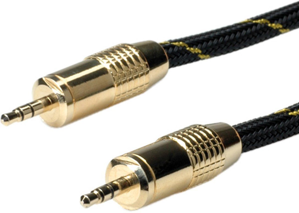ROLINE GOLD audio kabel 3,5mm Male/Male, 2,5 m