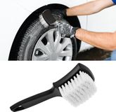 HORCONDORM S.R.L. Brosse de nettoyage de tapis, brosse de nettoyage de voiture, brosse de pneu, nettoyeur de roue, poils doux universels, brosse de lavage de voiture à manche court, nettoyeur de pneu, accessoires de voiture pour intérieur de voiture