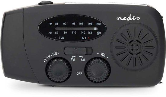 Nedis RDFMCR2000BK radio Draagbaar Analoog Zwart