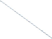 Mopec S101.03.03 koord, 12 draden x 100 m, gevlochten, katoen, blauw en wit, textiel, eenheidsmaat