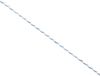 Mopec S101.03.03 koord, 12 draden x 100 m, gevlochten, katoen, blauw en wit, textiel, eenheidsmaat