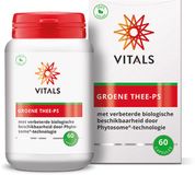 Vitals Groene Thee-PS - 60 capsules. Cafeïnevrij, met verbeterde biologische beschikbaarheid door Phytosome®-technologie.