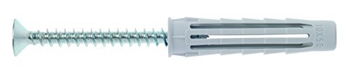 SPIT Pro6 nylon plug 5x25/s met grijze schroef