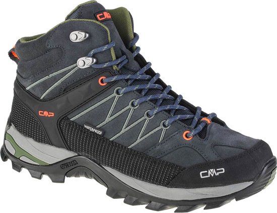 CMP Rigel Mid 3Q12947-51UG Trekkingschoenen Heren Maat 46 - Grijs - Leer