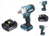 Makita DTW 301 T1 accu slagmoersleutel 18 V 330 Nm 1/2" borstelloos + 1x oplaadbare accu 5.0 Ah