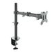 VoltShine Bureauhouder voor monitor, draaibaar en kantelbaar, 1 arm, compatibel met 13-32 inch schermen, zwart