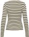 Saint Tropez OlaliaSZ LS Blouse Dames Blouse - Ice Black Stripe