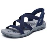 Skechers REGGAE SLIM - STRETCH FLEX Dames Sandalen - Navy