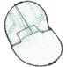 vidaXL Piège à Oiseaux, Filet à Oiseaux Portable, Filet de Piège Pliable, Piège à Moineaux Jardin Terre Agricole Extérieur, Vert Acier