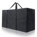 Cozary 180 l grote opbergtas, 600D Oxford, zware verhuistassen met handgreep, waterdichte draagtas voor kleding, dekens, kussens, 100 x 55 x 33 cm, zwart