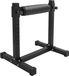 Bulgaarse Split Squat Standaard - Éénbenige Squatrol - Hoogte Verstelbaar - Draagvermogen 200 kg - Training voor Heupen/Billen - Unisex - Zwart