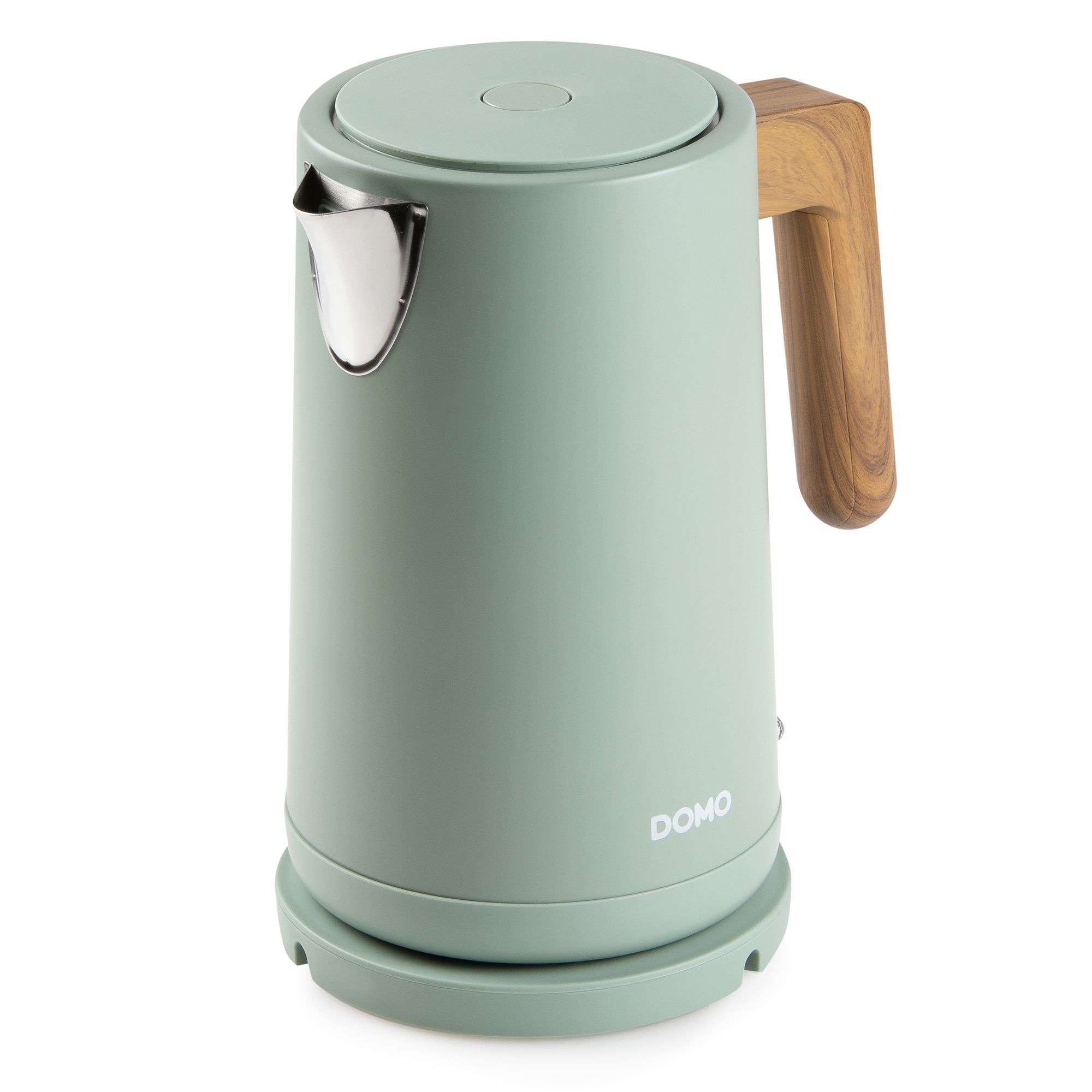 DOMO DO9282WK Waterkoker 'Wood You' - 1,7 L - mat groen