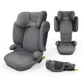Kinderkraft XPAND 2 PRO i-Size Siège enfant, 100-150 cm, avec ISOFIX ou ceinture de véhicule, réglable en hauteur et en largeur (DUO EXPAND), appuie-tête H-GUARD+, protection contre les chocs latéraux