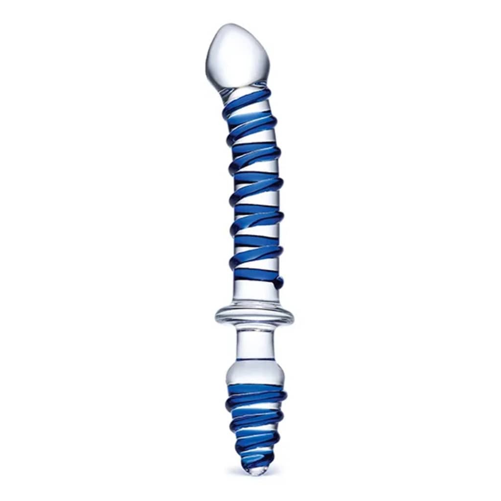 Glas HANCA - Mr. Swirly Double Ended Glass Dildo & Butt Plug