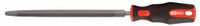 KS Tools 157.0913 Drie vierkante kettingvijl, puntig, cut2, 230mm