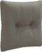 vidaXL Coussin de dossier PUTTEN 100% Polyester Gris 40 x 40 x 10 cm