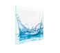 TMK ArtDeko Beschermende Glazen Plaat 50x52 cm Water Design Gehard Glas