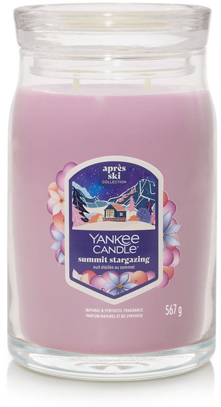 Yankee Candle Summit Stargazing Large Jar Geurkaars - 80 branduren - Paars