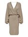ONLY ONLIbi LS RIB V-NECK DRESS CC RP KNT - Dames - Mini jurken - S - Feather Gray