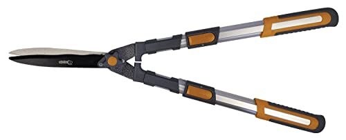 Bricoferr Uittrekbare heggenschaar, 71-82 cm, met gegolfd lemmet, 25,4 cm