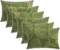 vidaXL - Kussensloop - 6 stuks - HEERLEN - Blad - Design - 50 x 80 cm - Polyester