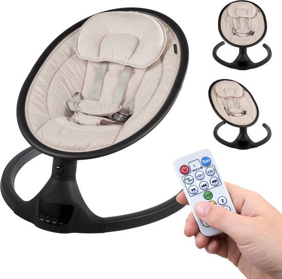 Xadventrue X Adventure Wipstoel Elektrisch Rocco / Schommelstoel Met Bluetoothfunctie & Afstandsbediening- Dune