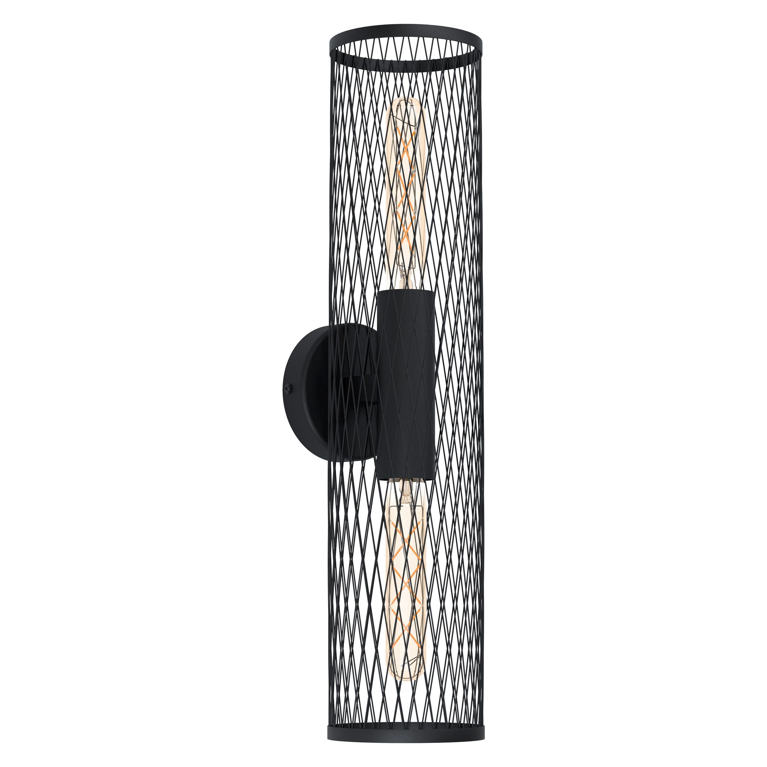 EGLO Redcliffe Plafondlamp - Zwart - E27 - 14,5 cm