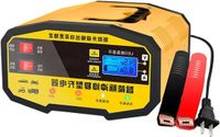 Merkloos / Sans marque Wan GmbH Acculader - Druppellader - Voertuig Onderhoud - Digitale Detector - 11 x 17 x 11 cm - Zwart