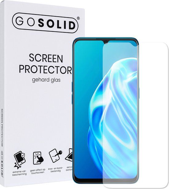 GO SOLID! ® Screenprotector geschikt voor Samsung Galaxy A02