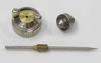 Jamara 192072 Verfspuitmond voor Profi Gun A, 3-delig, 0,8 mm, veelkleurig