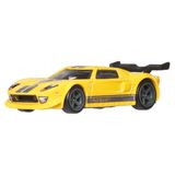 Hot Wheels Premium Ford GT Yellow Metal 1:64 Scale