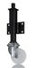RS PRO, Draailager zwenkwiel, wiel ø 100 mm, 160 kg, Ges H. 444 mm, wiel B. 35 mm, schroefdraad, nylon materiaal
