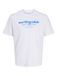 JACK & JONES Shirt azuur / wit