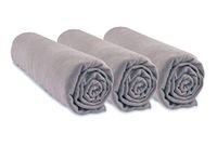 Easy Dort Hoeslaken, 70 x 140 cm, 3 stuks, 100% biologisch katoen, hazelnoot