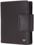 Golden Head Leren portemonnee Polo RFID Protect Kombischeintasche mit Riegel 2300 Dunkelbruin