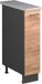Vicco Apotheekkast Fame-Line, Goudkleurig Eiken/Antraciet, 20 cm, WB Marmer
