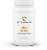 Vitaworld Zink 25mg 365 tabletten