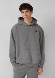 s.Oliver Sweatshirt met capuchon Heren Grafiet XL